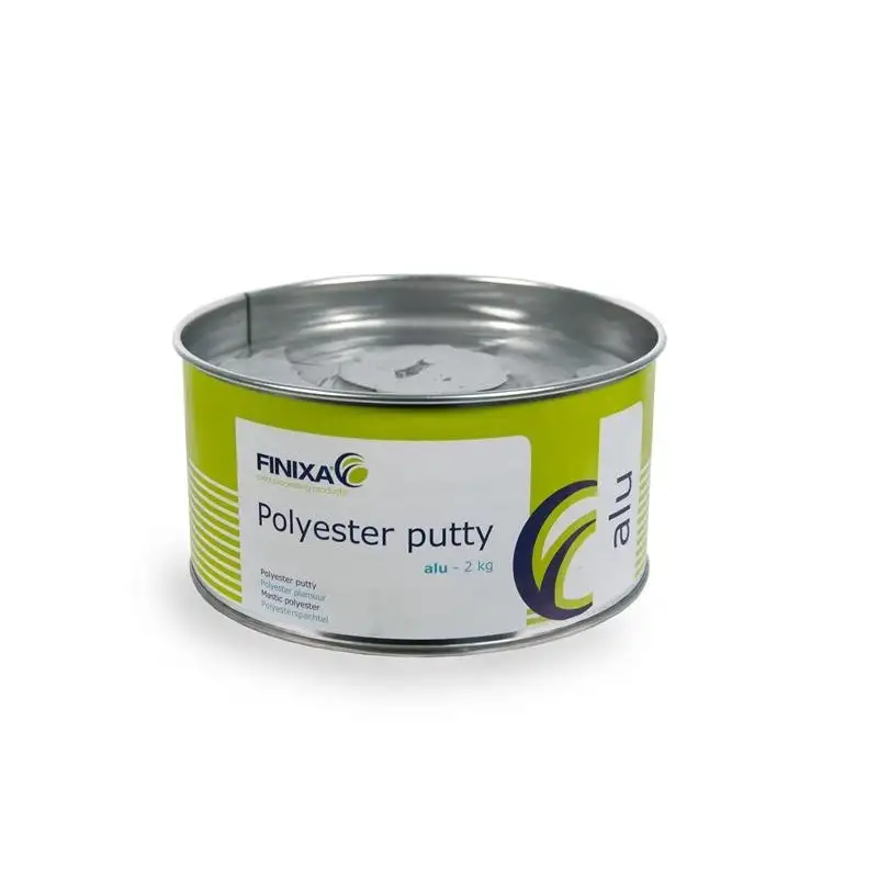 Mastic polyester aluminium 2K avec durcisseur - FINIXA