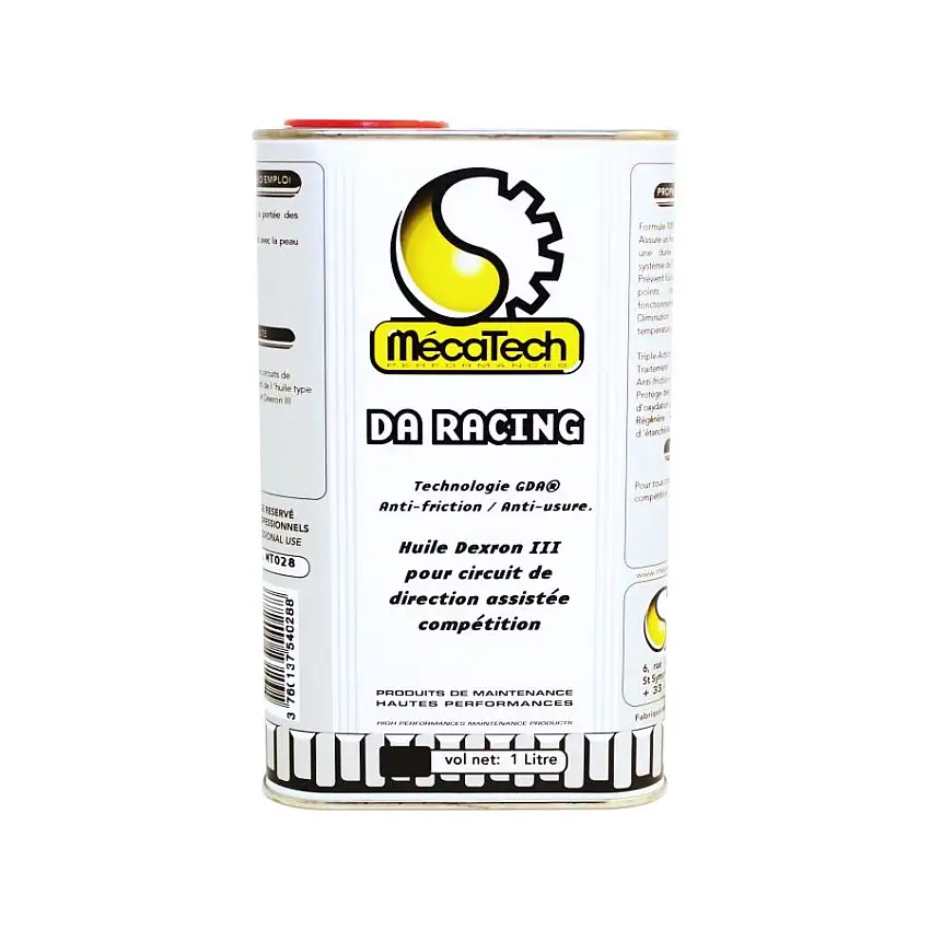 Huile pour circuit de direction assistée MECATECH Dexron DA Racing 1L