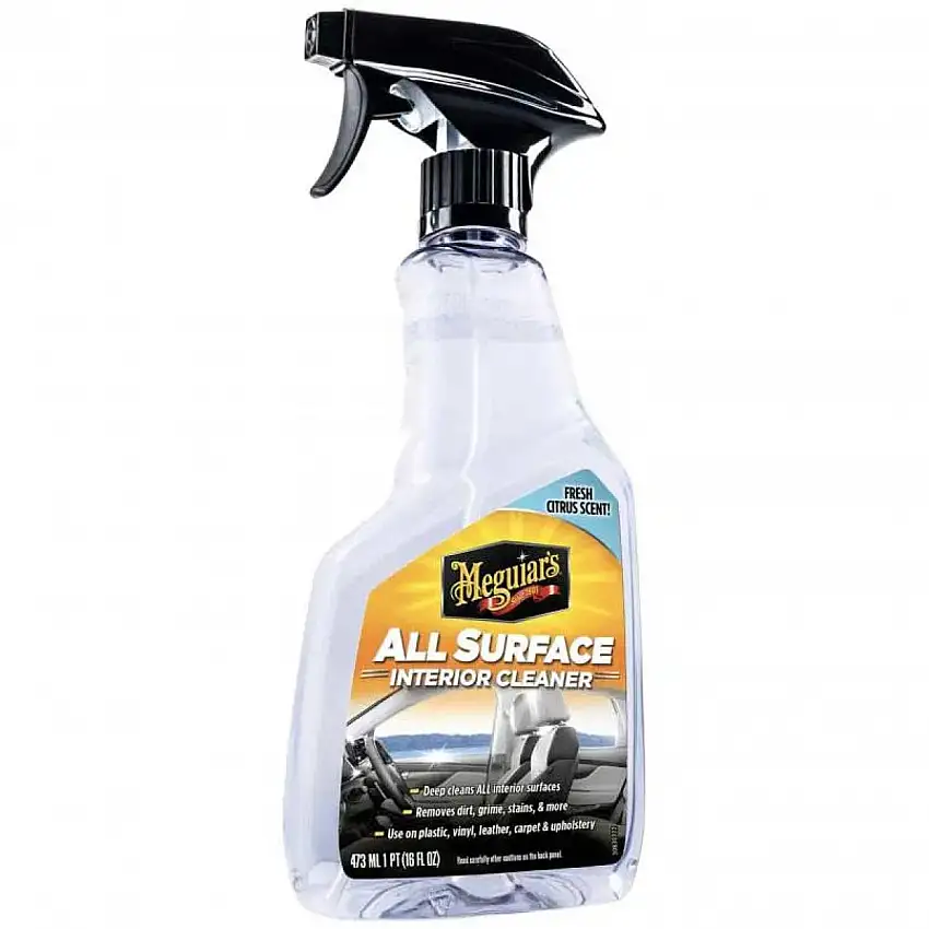 MEGUIARS SPRAY NETTOYANT INTéRIEUR TOUTES SURFACES 473ML POUR UN NETTOYAGE EN PROFONDEUR DE TOUTES LES SURFACES INTéRIEURES