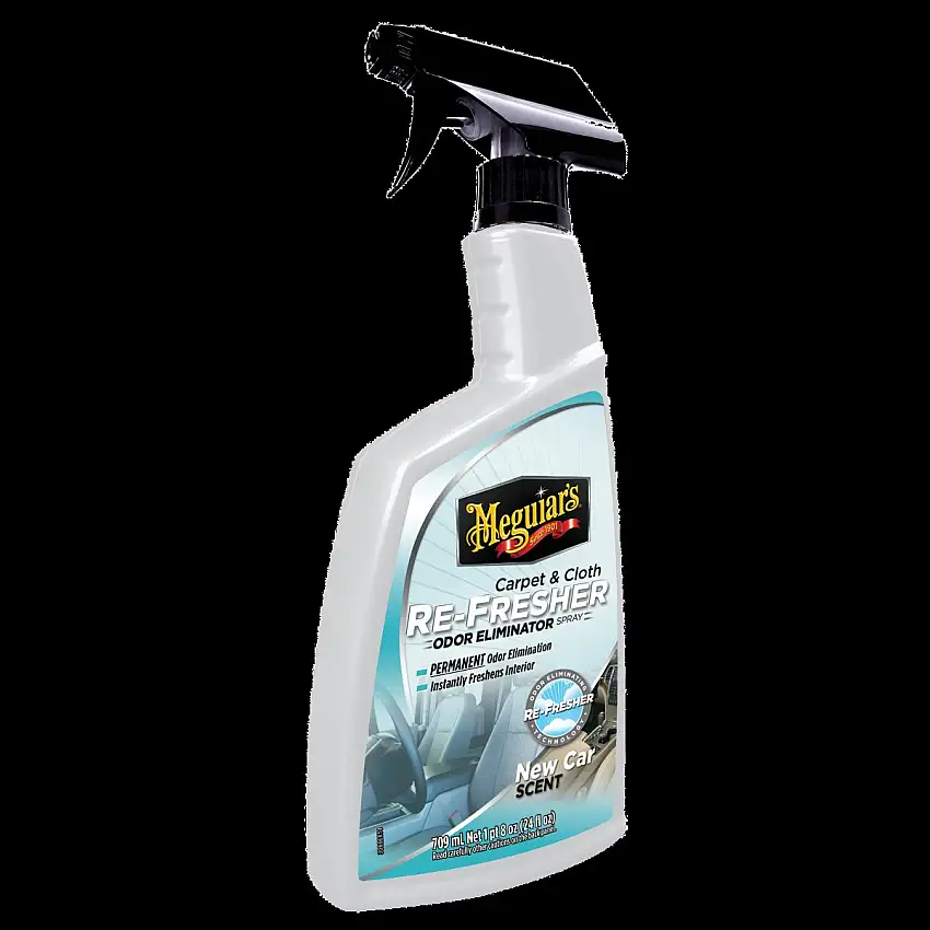 MEGUIAR'S CARPET & CLOTH RE-FRESHER 709ML - ÉLIMINATION PERMANENTE DES ODEURS POUR INTéRIEURS DE VOITURE