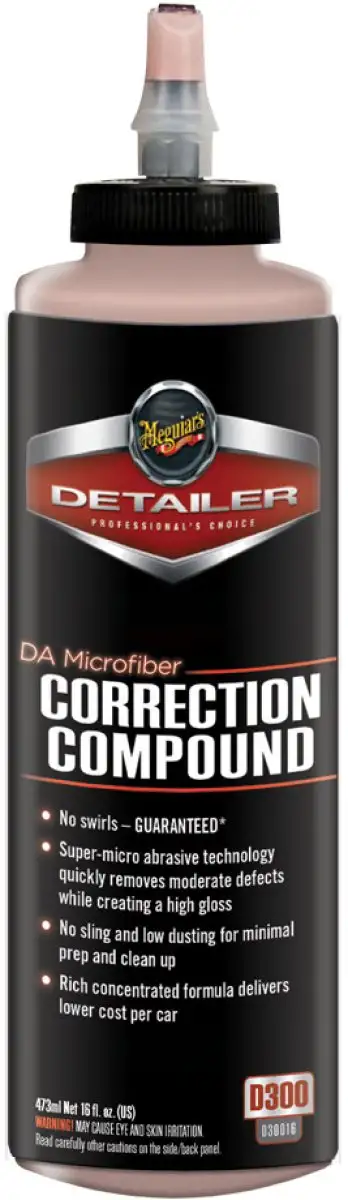 MEGUIAR'S D300 DA MICROFIBER CORRECTION COMPOUND 473ML