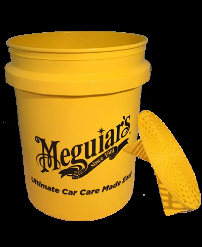 MEGUIARS SEAU + GRIT GUARD SEAU JAUNE 19 LITRES