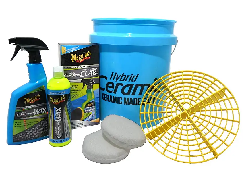 MEGUIARS KIT DE LAVAGE AUTO HYBRID CERAMIC AVEC TECHNOLOGIE SIO2