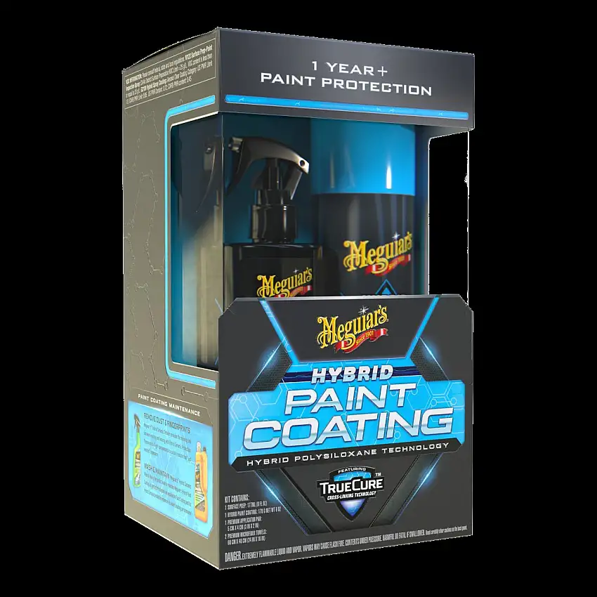 KIT MEGUIAR'S HYBRID PAINT COATING AVEC PROTECTION LONGUE DURéE