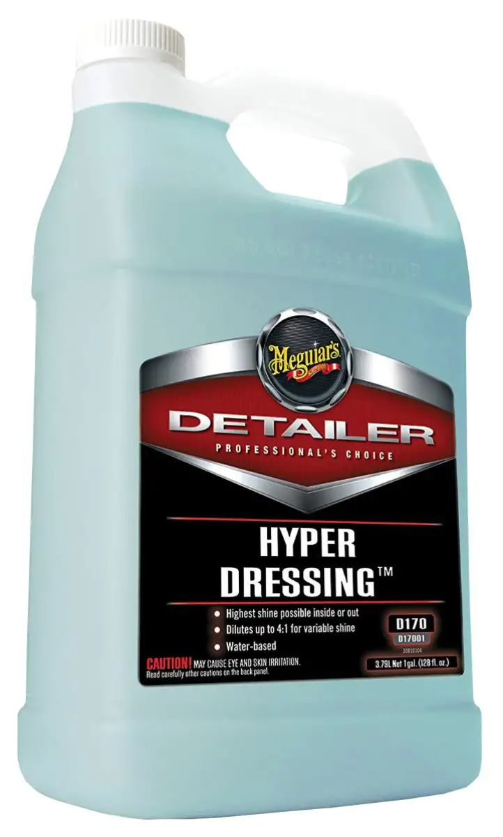 MEGUIAR'S HYPER DRESSING D170 3780ML - BRILLANCE RéGLABLE POUR PLASTIQUE ET CAOUTCHOUC