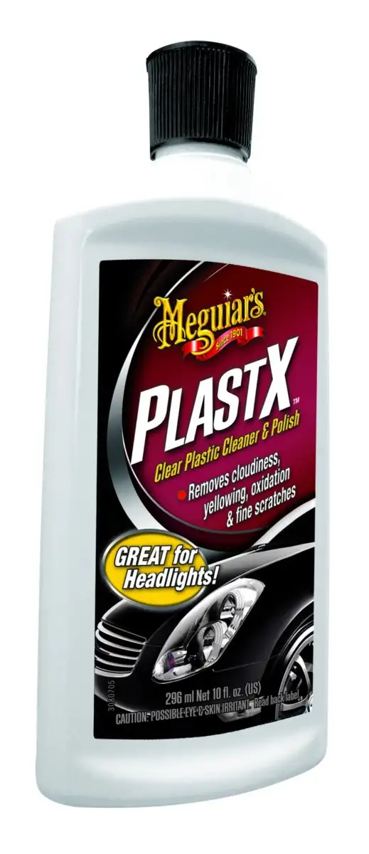 MEGUIARS PLASTX NETTOYANT & POLISH POUR PLASTIQUE TRANSPARENT 295ML POUR SURFACES EN PLASTIQUE CLAIR