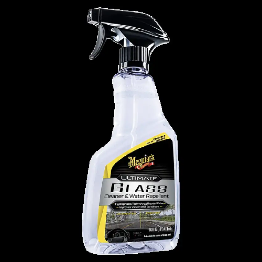 MEGUIAR'S ULTIMATE GLASS CLEANER & WATER REPELLENT 473ML