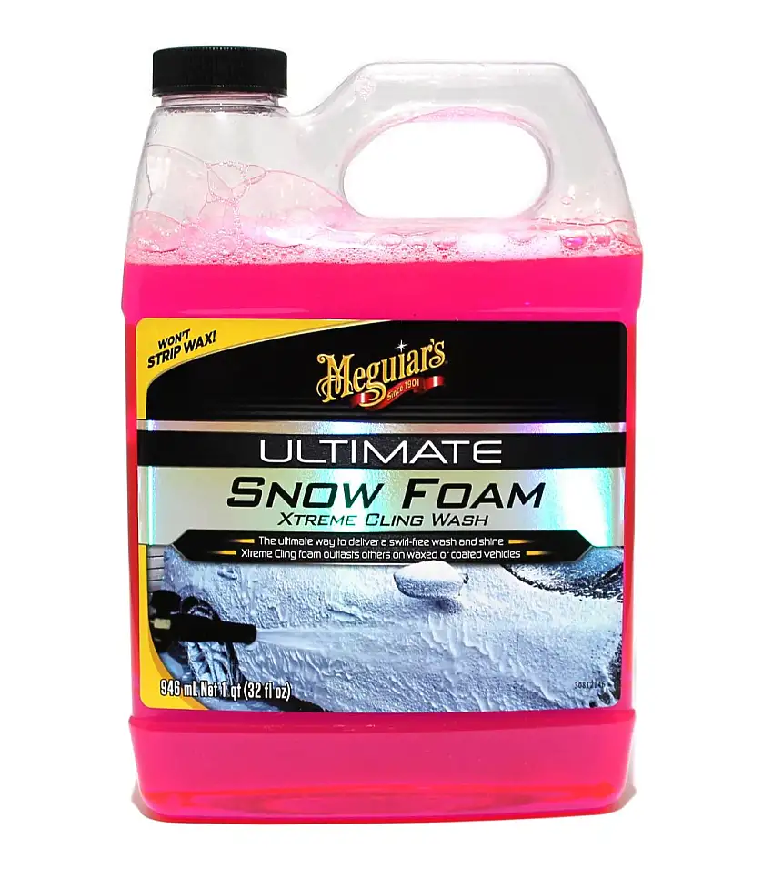MEGUIAR'S ULTIMATE SNOW FOAM 978ML POUR UN NETTOYAGE INTENSIF DE LA VOITURE