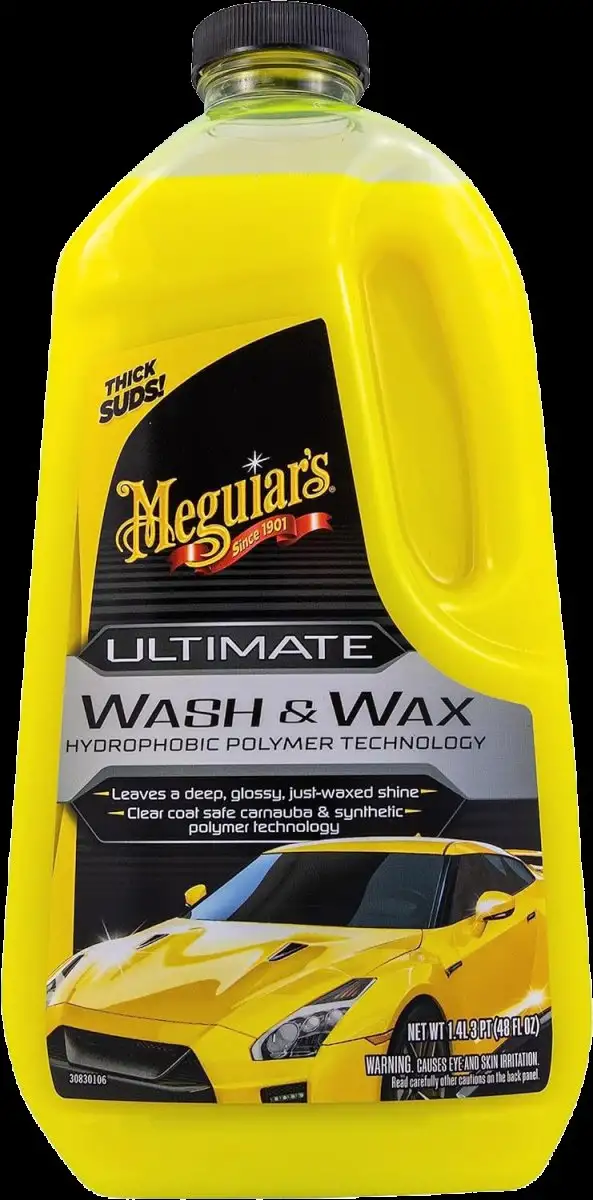 MEGUIARS ULTIMATE WASH & WAX 1450ML - SHAMPOING AUTO AVEC CIRE DE CARNAUBA