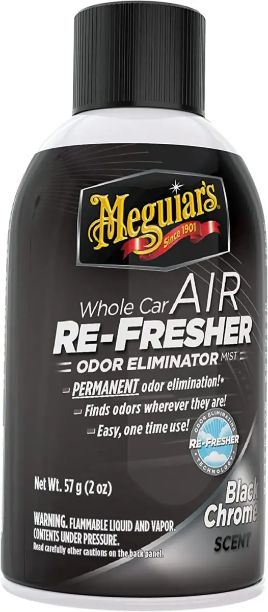 MEGUIARS WHOLE CAR AIR RE-FRESHER BLACK CHROME 60ML