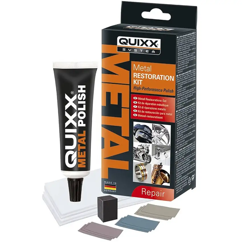 QUIXX METAL RESTORATION KIT POUR LA RESTAURATION DES SURFACES MéTALLIQUES