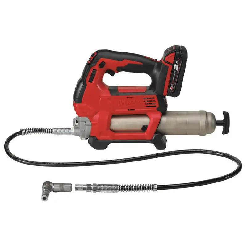 Pompe à graisse 400ml ou vrac M18 GG-201C 18v avec chargeur & 1 batterie 2.0Ah - MILWAUKEE