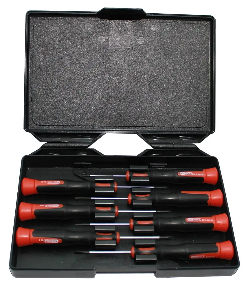 KS-TOOLS MINI SET DE TOURNEVIS 7 PIèCES AVEC POIGNéE ERGONOMIQUE