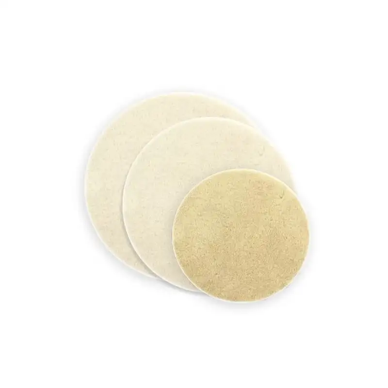 Mousse de polissage en peau de mouton dure - ø80/5 mm - FINIXA