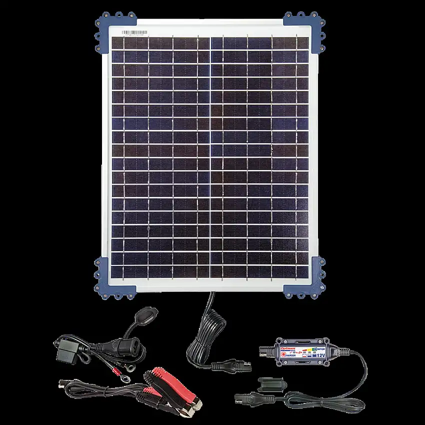 OPTIMATE CONTRôLEUR SOLAIRE 1.67A AVEC PANNEAU SOLAIRE 20W