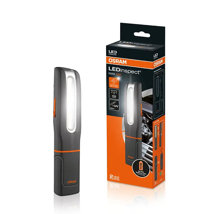 OSRAM LEDINSPECT MAX500 500 LUMEN AVEC LUMIèRE UV