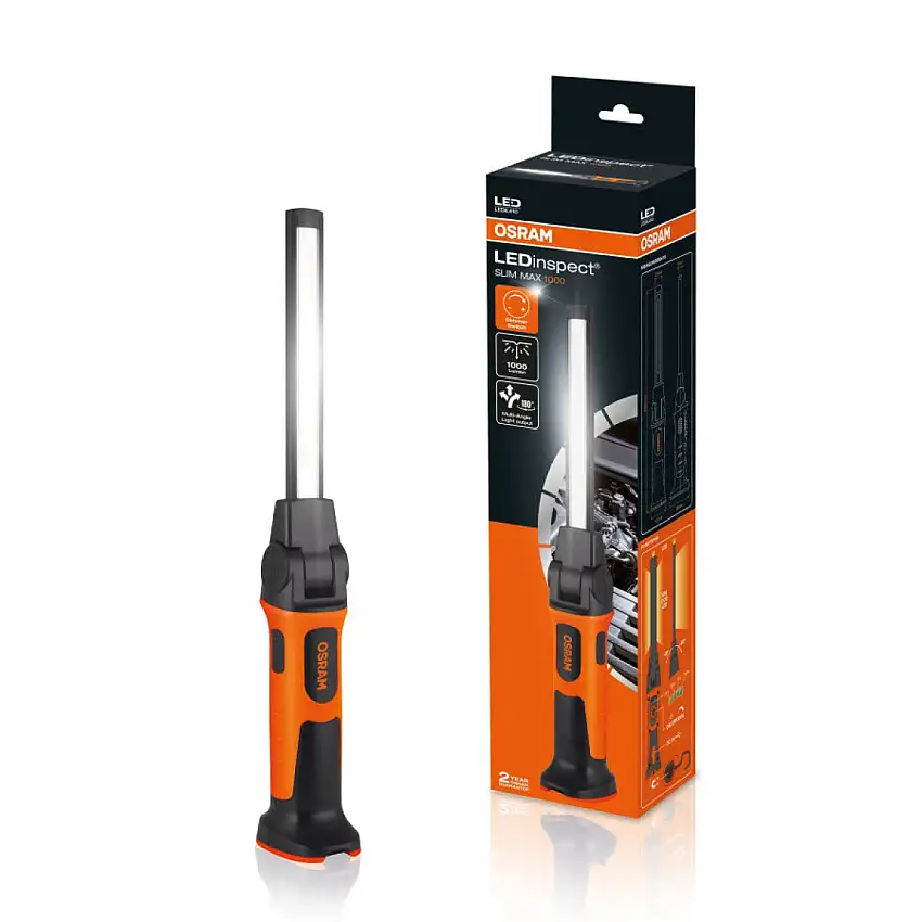 LAMPE D'INSPECTION OSRAM LEDINSPECT SLIM MAX1000 AVEC VARIATEUR ET POSITIONNEMENT MULTI-ANGLE