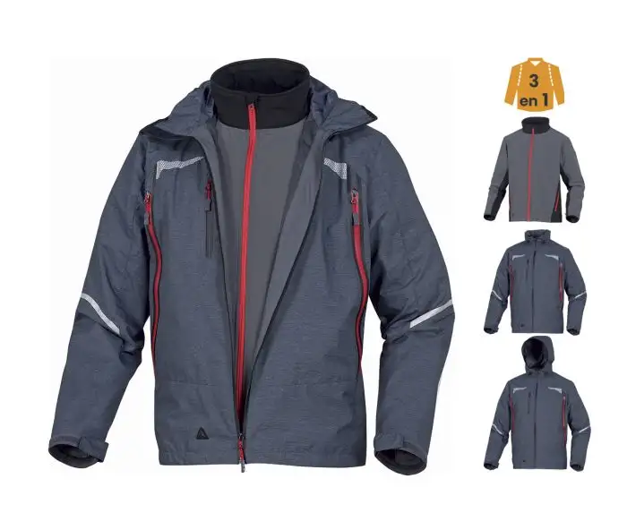 Parka de travail 3 en 1 protection froid et pluie - Modèle EOLE