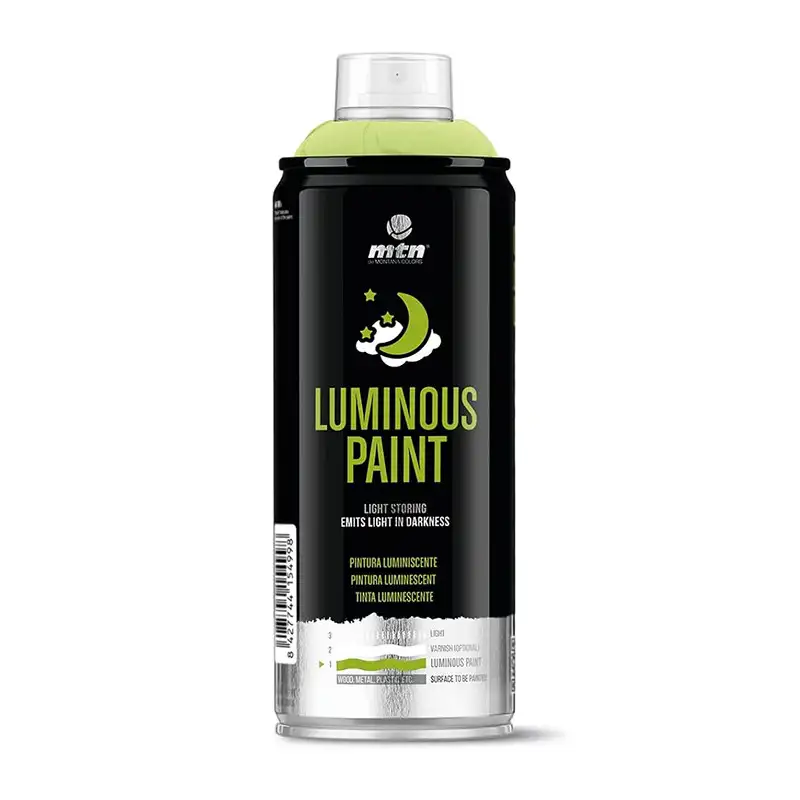 Peinture photoluminescente en spray - MONTANA PRO