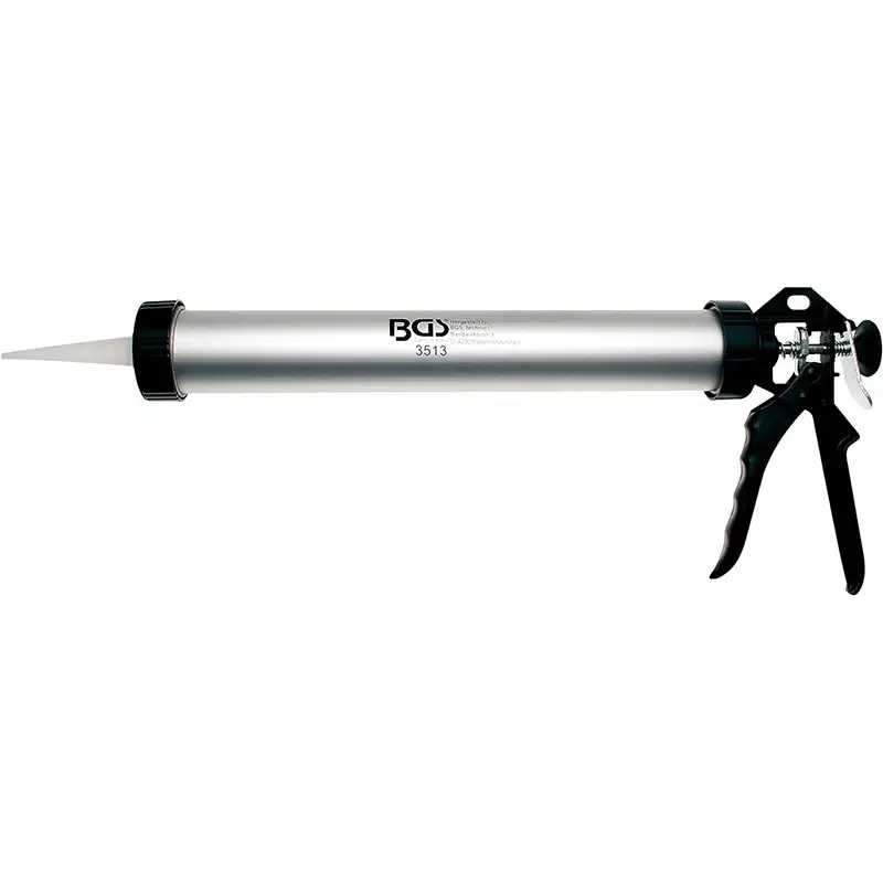 Pistolet de professionnel à cartouche en aluminium pour application de silicone et mastic - 600ML