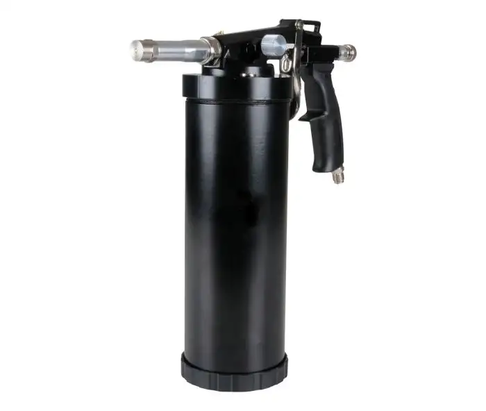 Pistolet pneumatique avec cuve sous pression