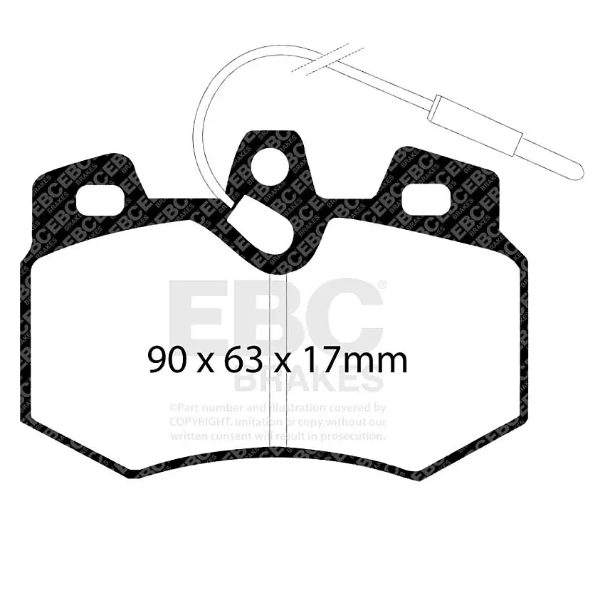 Plaquettes EBC Yellowstuff DP4626R