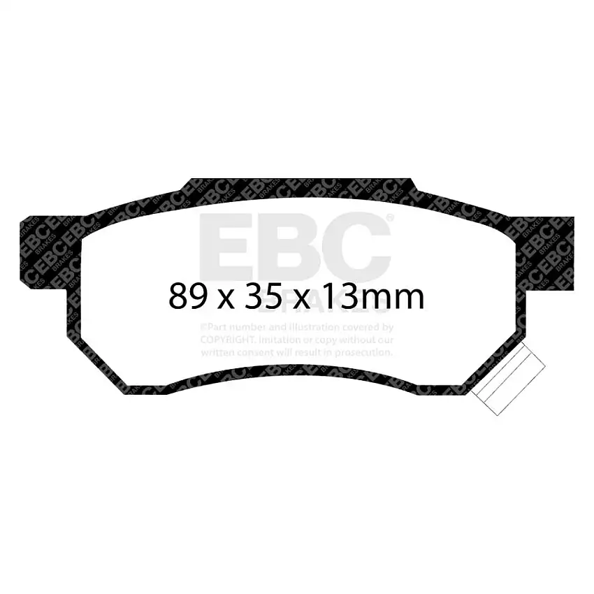 Plaquettes EBC Yellowstuff DP4642/2R
