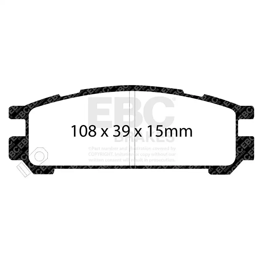 Plaquettes EBC Yellowstuff DP4821R