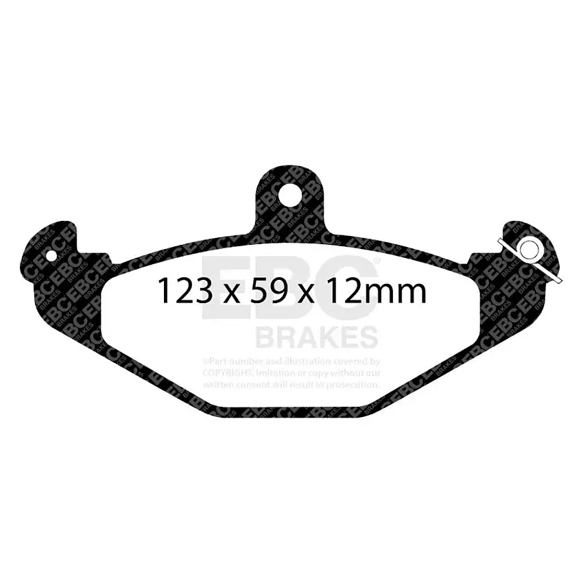 Plaquettes EBC Yellowstuff DP4885/2R