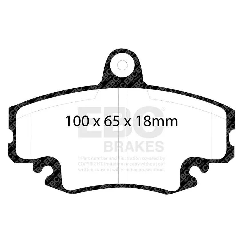 Plaquettes EBC Yellowstuff DP4959R
