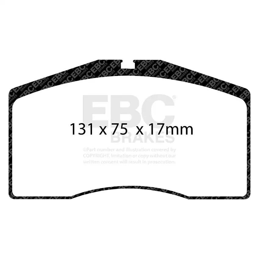 Plaquettes EBC Yellowstuff DP4997R