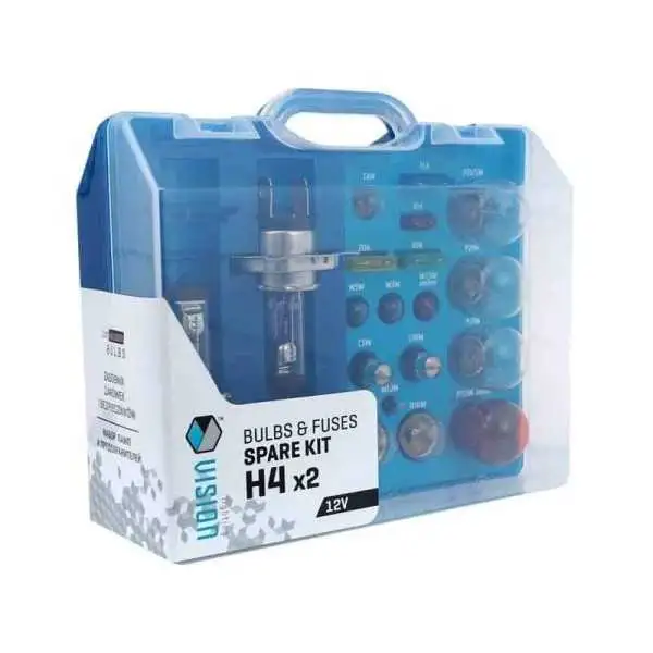 Plateau VISION 2x H4 12V   17 éléments