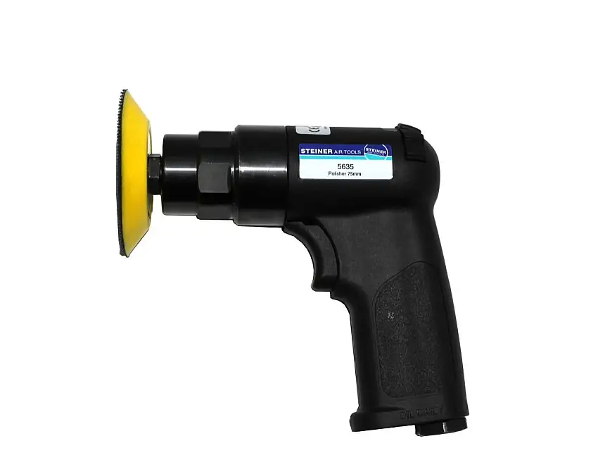 POLISSEUSE PNEUMATIQUE STEINER 75MM AVEC BOîTIER EN PLASTIQUE