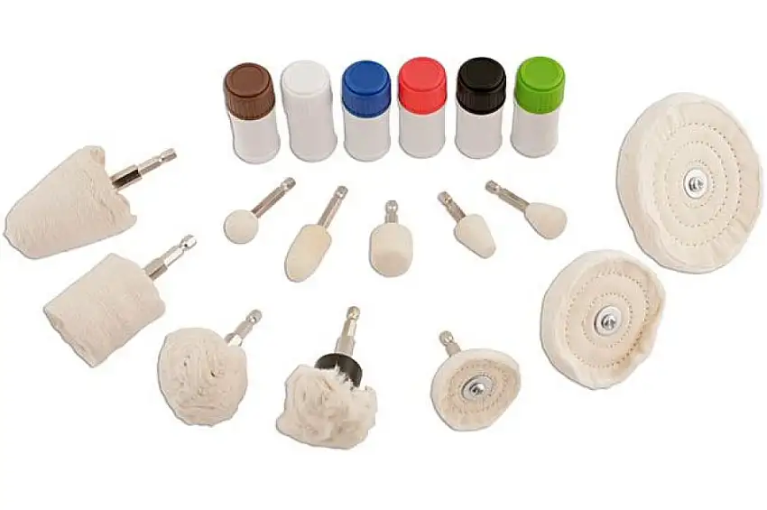 GUNSON KIT DE POLISSAGE 18 PIèCES POUR PERCEUSES éLECTRIQUES