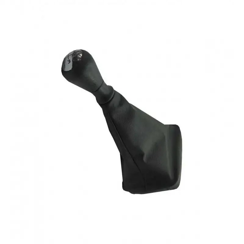 Pommeau de vitesse et soufflet pour Peugeot 206 noir et chrome