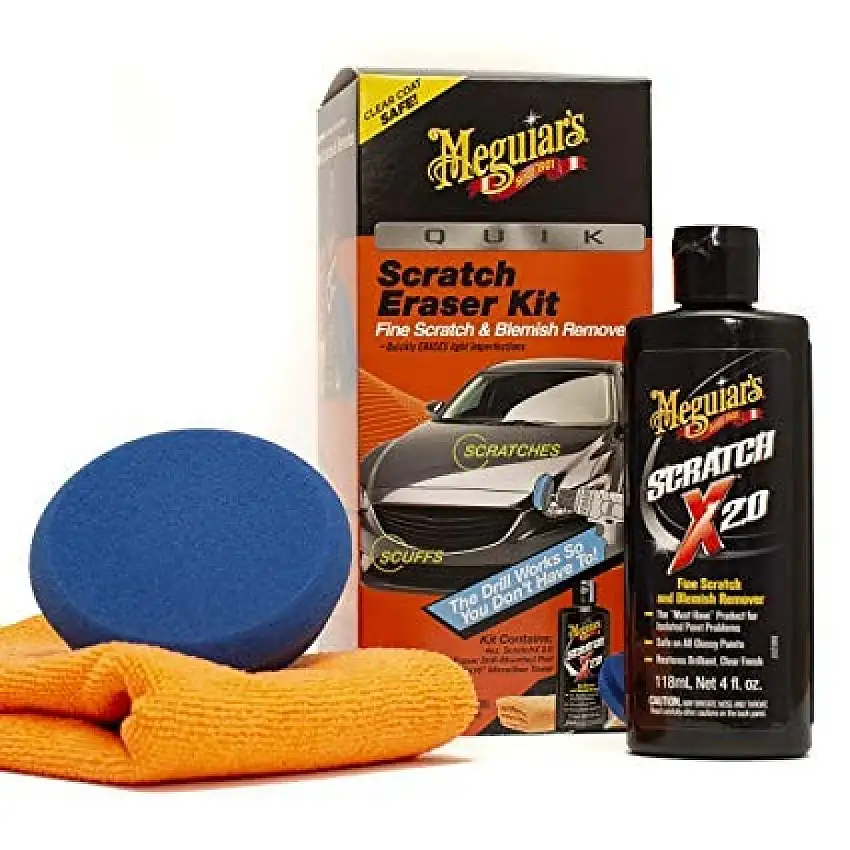 MEGUIAR'S QUIK SCRATCH ERASER KIT POUR L'éLIMINATION RAPIDE DES RAYURES