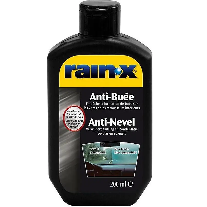 RAIN-X ANTI-BUéE 200ML POUR VITRES DE VOITURE SANS CONDENSATION