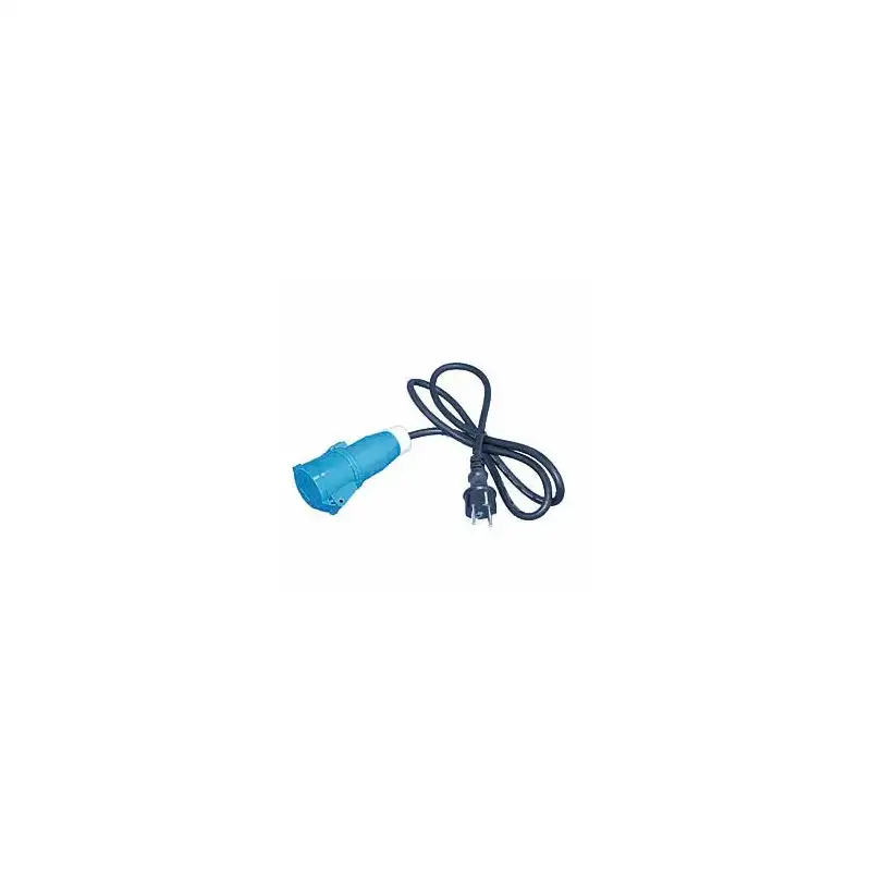 Rallonge P17 -  1,50M 3X2,5 mm² - Prises P17