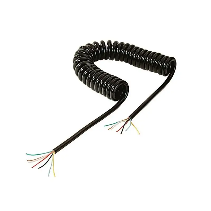 Rallonge spirale extensible 3,5 m - 7 x 0,75 mm² robuste