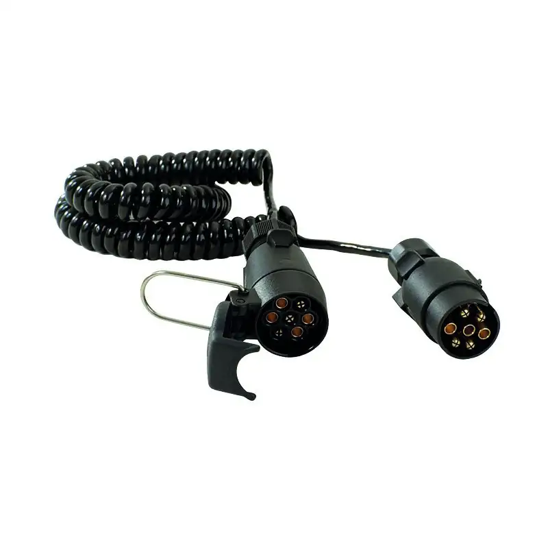 Rallonge spirale mâle/femelle 5 m - 5 x 0,5 mm²