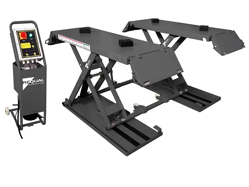 REQUAL REQ1016 PONT éLéVATEUR CISEAUX MOBILE 3T MONOPHASé 230V