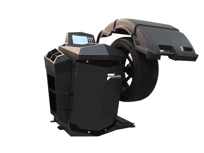 REQUAL REQ1155 éQUILIBREUSE DE ROUES SEMI-AUTOMATIQUE 230V AVEC INSTALLATION INCLUSE