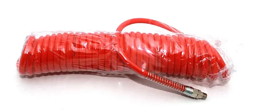 TUYAU SPIRALé FLEXIBLE RODAC 8X12MM 7,5M AVEC RACCORDS PIVOTANTS à 360°