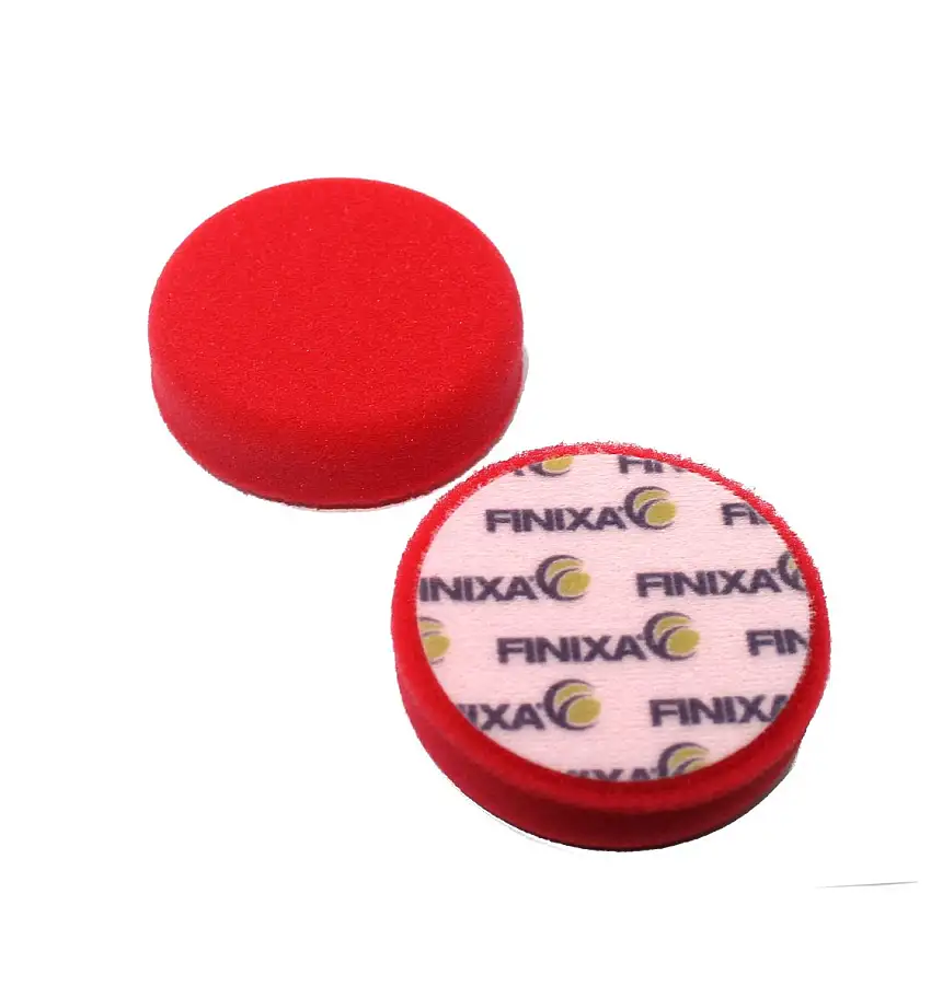 TAMPON DE POLISSAGE FINIXA ROUGE DUR Ø80MM 5 PIèCES