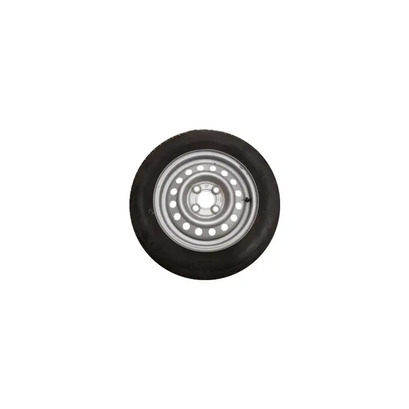 Roue Remorque 155/70x13 - 4 trous, Déport 30 mm, Moyeu 57 mm, 387 kg