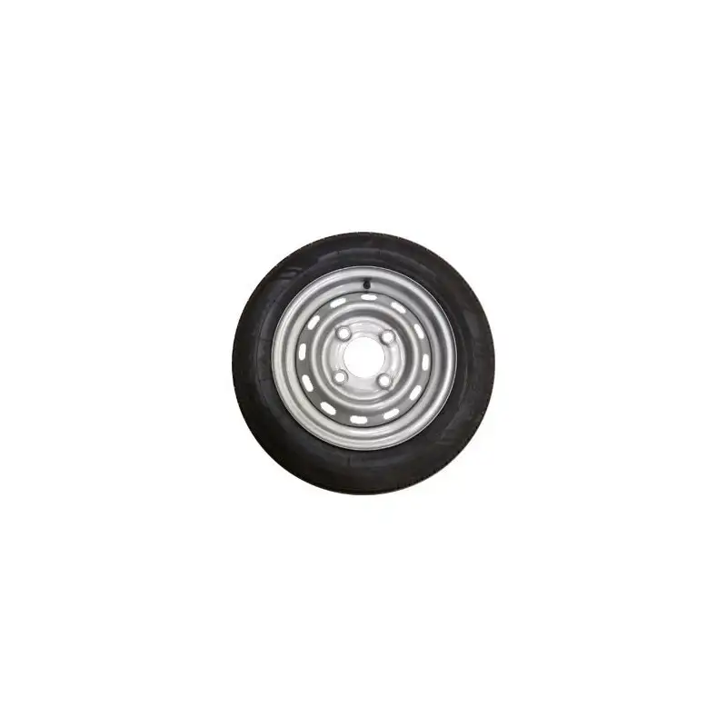 Roue Remorque 165/80x13 - 4 Trous 130 mm - Jante et Pneu 487 kg