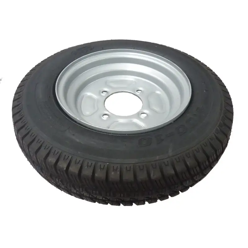 Roue Remorque 400X10 - 4TR115 - 272 kg - Jante 270 mm - Déport 0