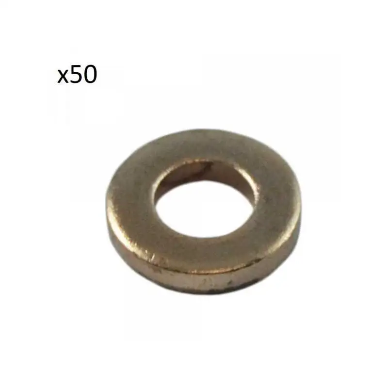 SAC DE 50 RONDELLES DE CUIVRE POUR INJECTEURS (13,8 x 7,3 x 1,4MM)