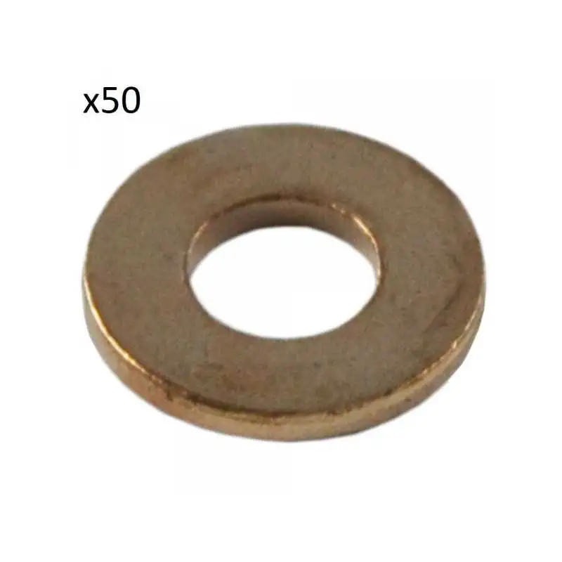 SAC DE 50 RONDELLES DE CUIVRE POUR INJECTEURS (15,0 x 7,5 x 3,0MM)