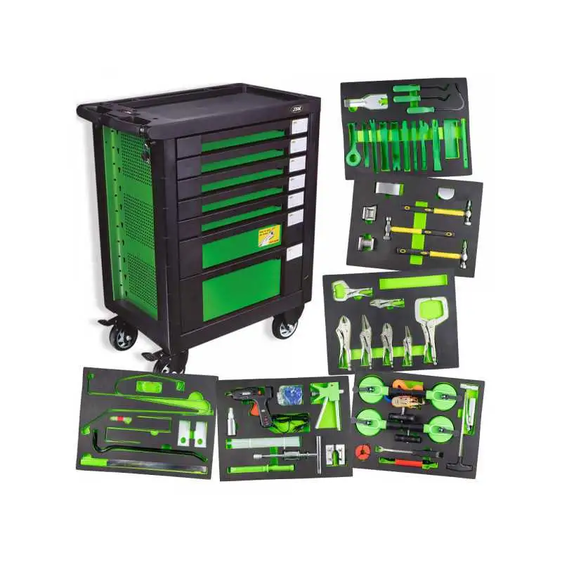 Servante à outils JBM avec outils pour les travaux en carrosserie